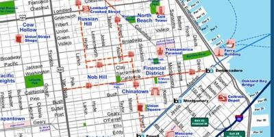 Mapa de Sant Francesc de la ciutat carrer
