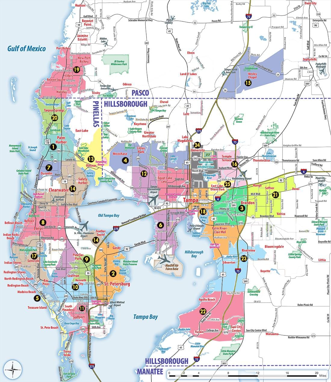 A San Francisco bay area codi postal mapa