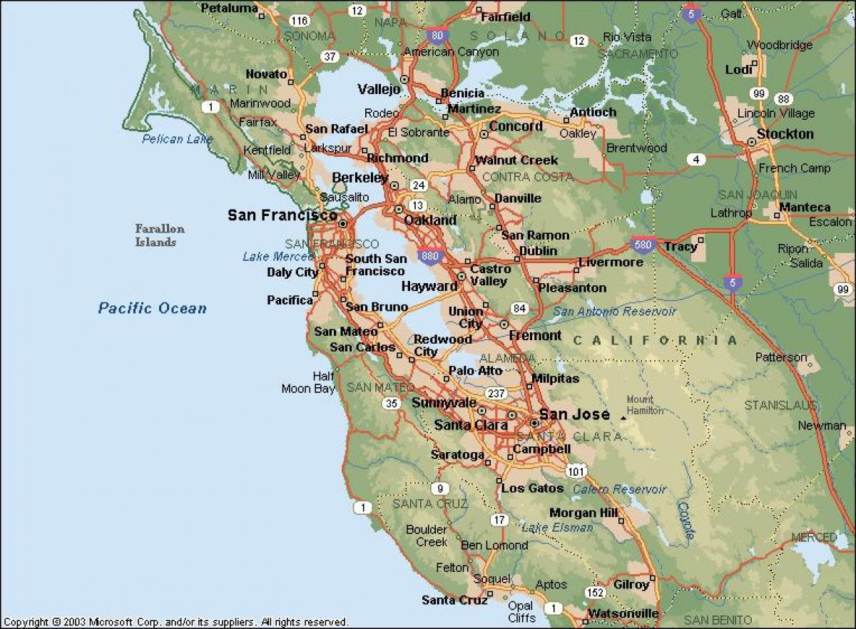 SF badia mapa