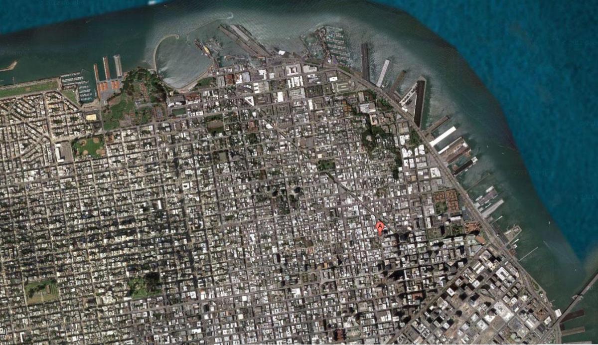 Mapa de San Francisco canals