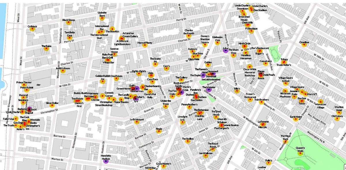 San Francisco barri gai mapa