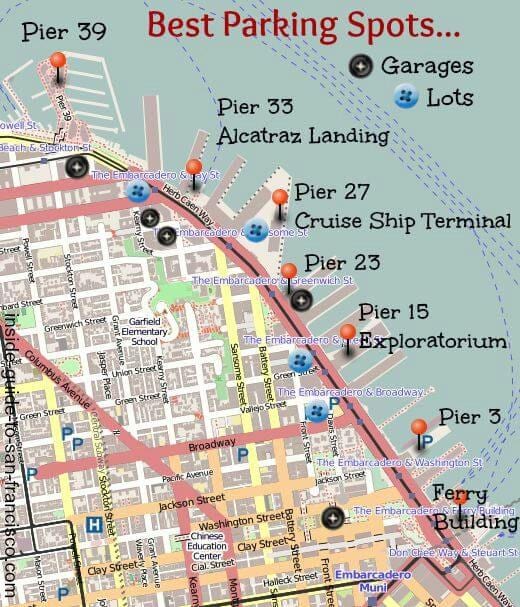 Mapa de SF parquímetre