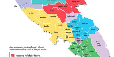 San Francisco school district mapa