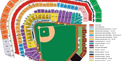 SF giants stadium d'estar mapa