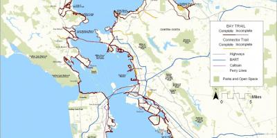 La badia de San Francisco mapa de ruta