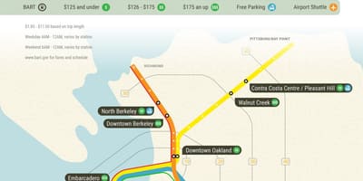 SFO bart estació mapa