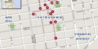 Mapa chinatown San Francisco