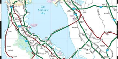 Mapa de la badia de San Francisco