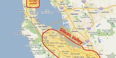 Silicon valley mapa 2016