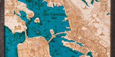 Mapa de San Francisco de fusta