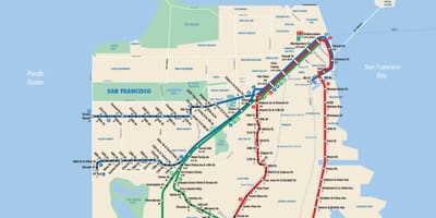 Mapa de San Francisco muni aplicació