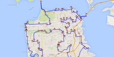 Mapa de San Francisco de pokémon