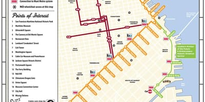 SFO tramvia mapa