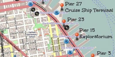 Mapa de SF parquímetre