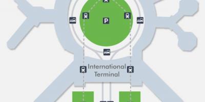 Mapa de SFO airport terminal 1