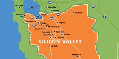 Silicon valley en el mapa del món