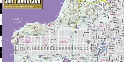 Mapa de streetwise San Francisco