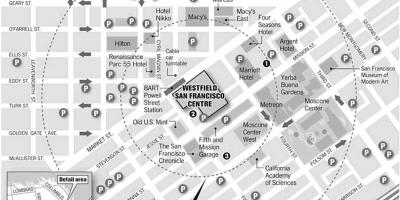 Mapa de westfield San Francisco